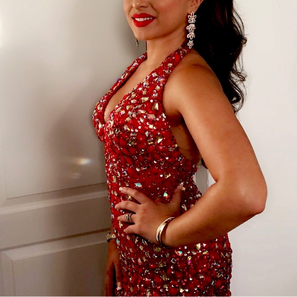 Red Evening Gown - image 2